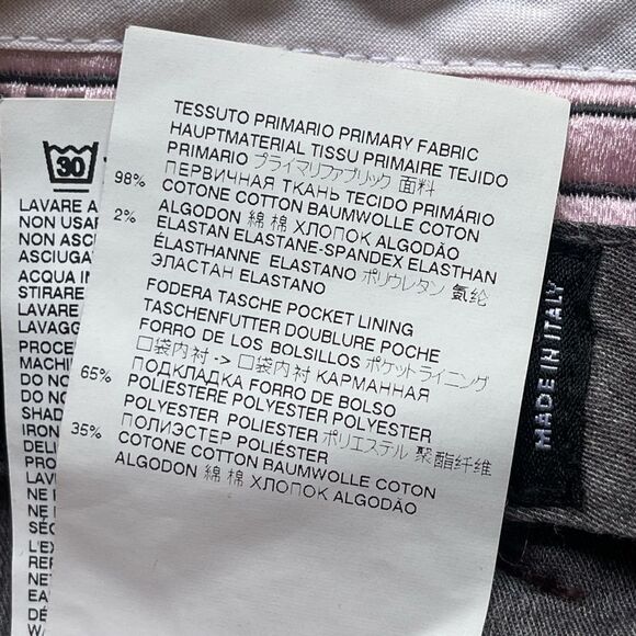 Dsquared2 Women’s trousers in cocoa brown corduroy distressed pants NWT. 40 - Picture 8 of 11